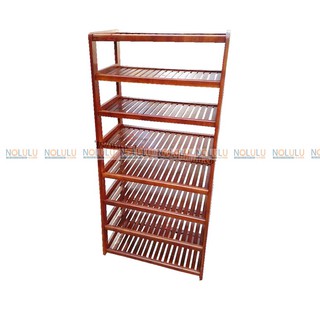 [Freeship HCM] Kệ Giày Dép 8 Tầng Rộng 60cm Gỗ Tự Nhiên 100%