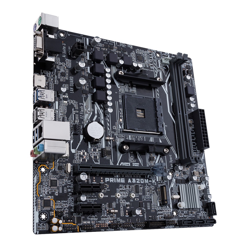 Bo mạch chủ Main Asus PRIME A320M-K AM4 Socket - Hàng Chính Hãng - Bảo hành 36 tháng
