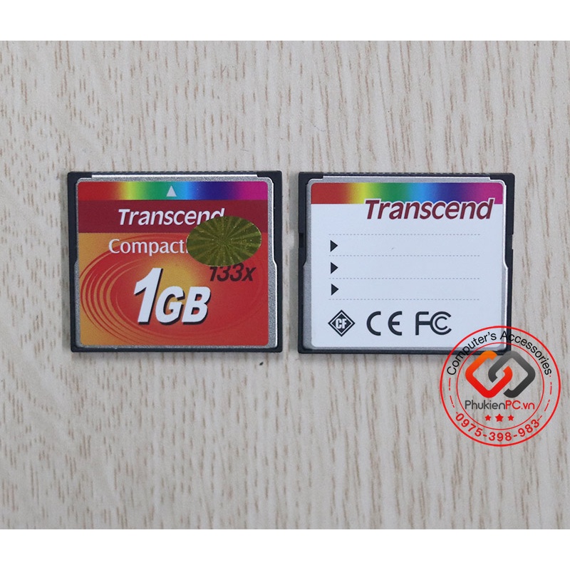 Combo thẻ nhớ CF Transcend 133x 1GB 2GB 4GB 8GB 16GB 32GB, áo thẻ PCMCIA 68pin ATA CNC, đầu đọc thẻ nhớ USB