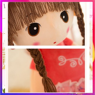 Búp bê mũ thô mềm 45cm màu vàng