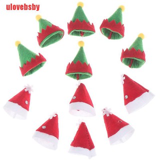 [Ready Stock] Set 6 Nón Giáng Sinh Mini Dễ Thương
