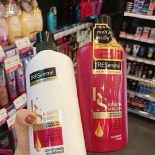 Set dầu gội + dầu xả Tresemme Keratin Thái Lan 450ml/ chai