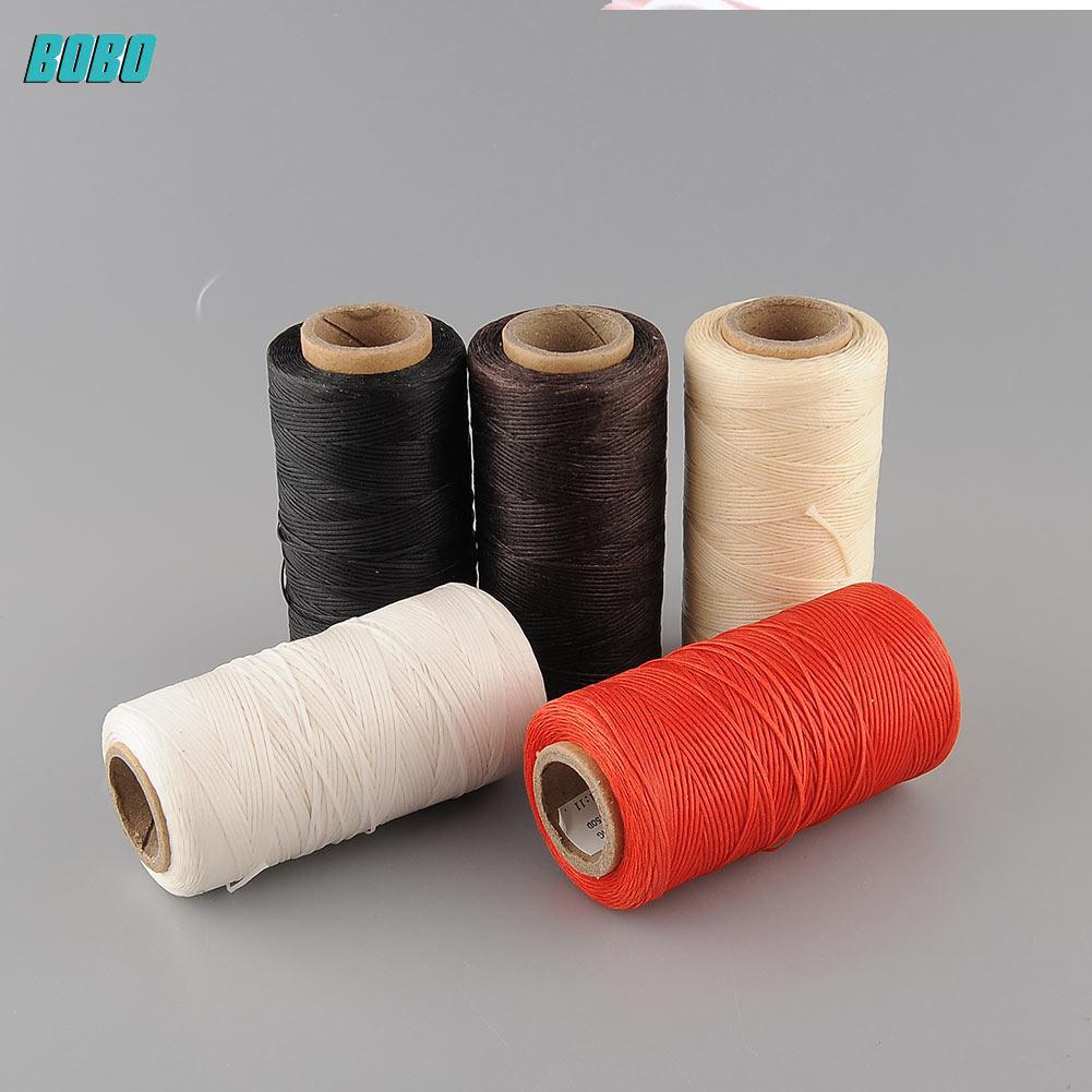 Cuộn Chỉ Sáp 260M 1Mm 150D Màu Trắng Làm Đồ Thủ Công Bằng Da