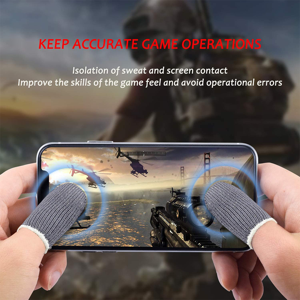 Set 2 vỏ bọc ngón tay điều khiển chơi game trên điện thoại Android IOS chất lượng cao | BigBuy360 - bigbuy360.vn