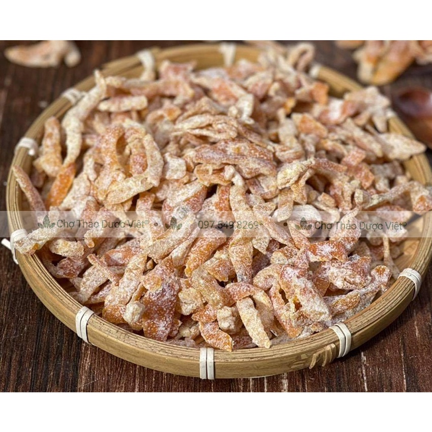 Mứt trần bì, Mứt vỏ cam, vỏ quýt - Chợ Thảo Dược Việt