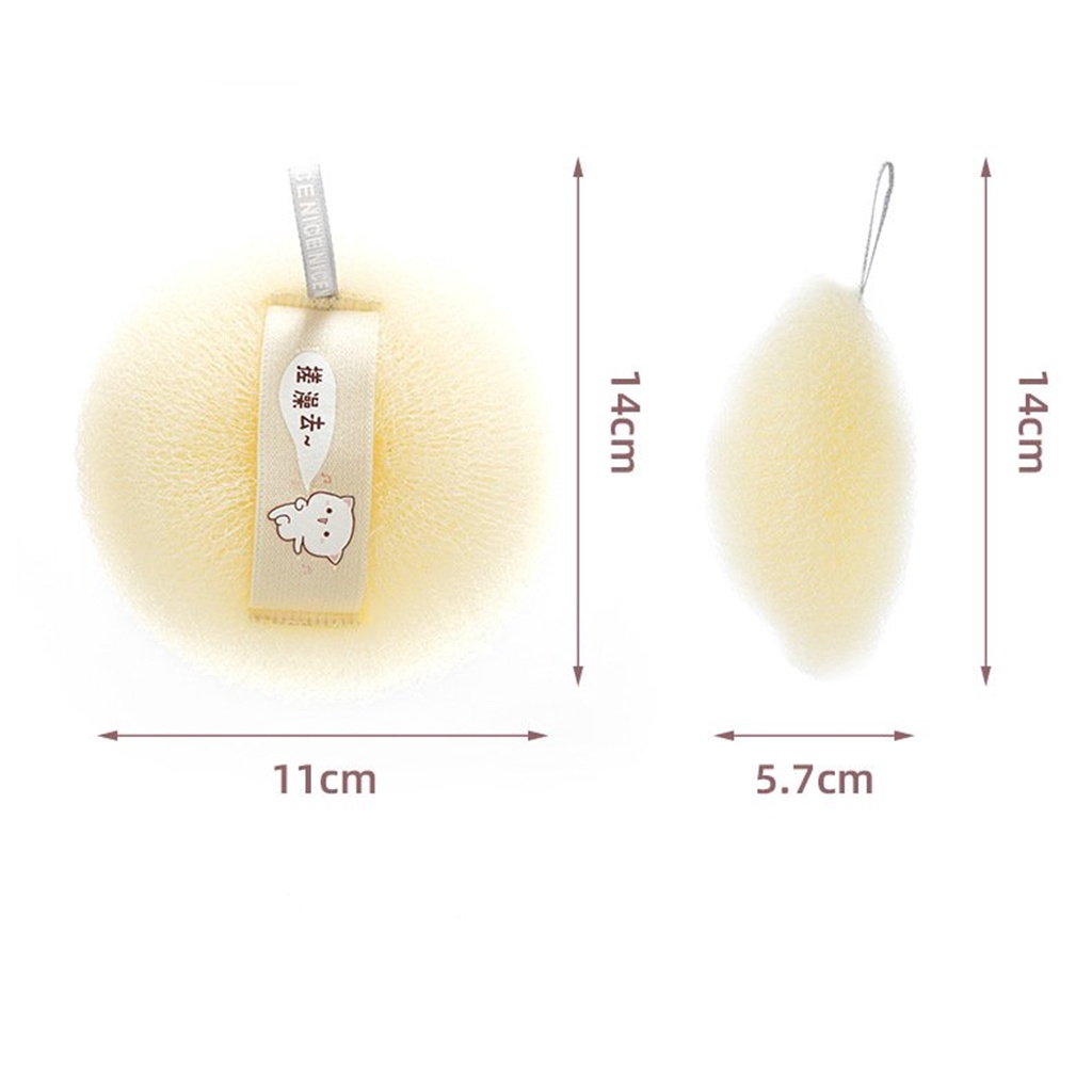 Bông tắm lưới 3D tẩy tế bào chết cao cấp xuất nhật có tay cầm