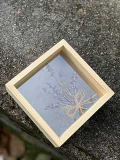 Khung ảnh hoa lavender