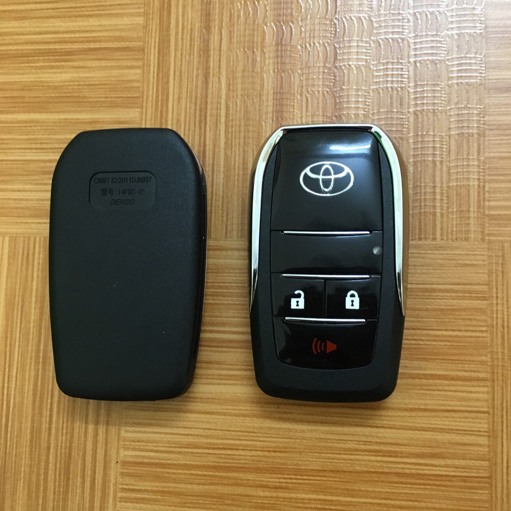 Độ vỏ chìa khóa ô tô Toyota dạng gập, thay vỏ chìa khóa từ xe Toyota, vỏ chìa khóa remote toyota