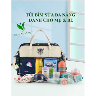 Túi Bỉm Sữa Đa Năng Cao Cấp Cho Mẹ Và Bé