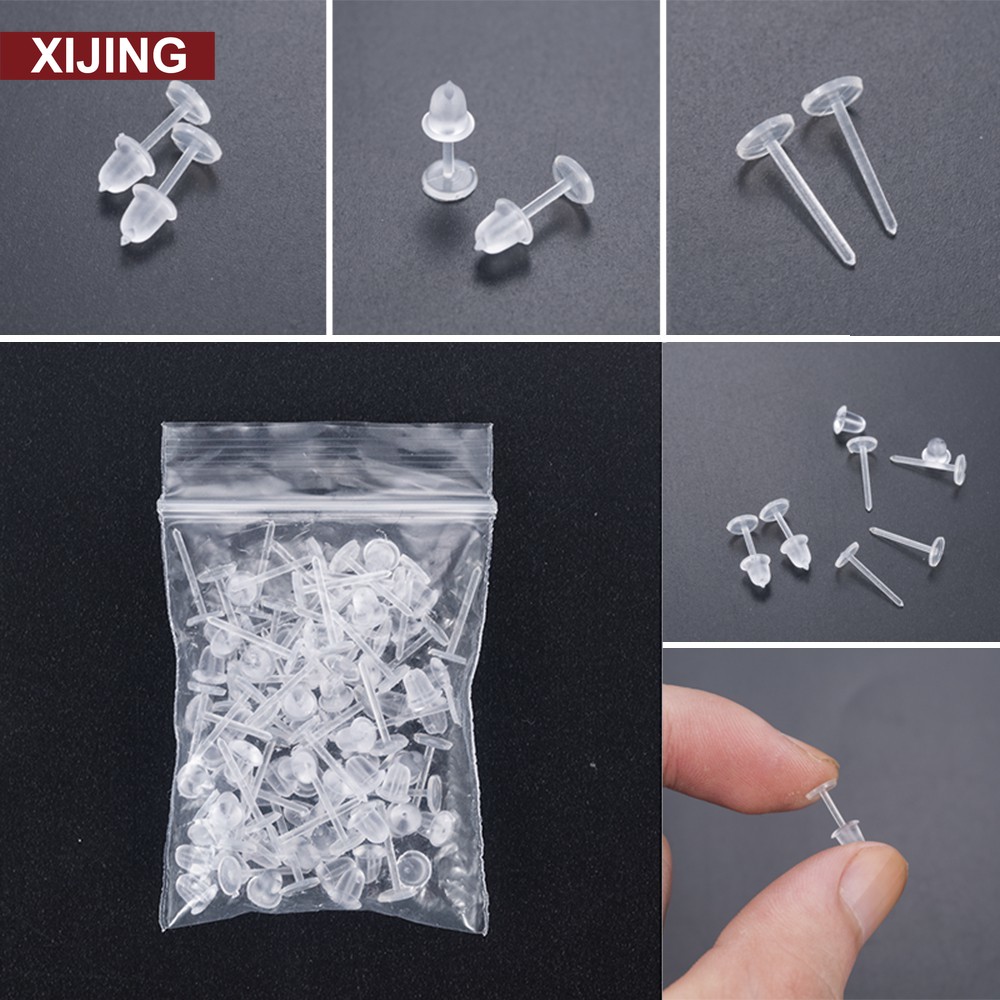 Chốt nhựa làm khuyên tai không gây dị ứng