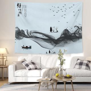 Tranh Vải Treo Tường Hình Phong Cảnh Phong Cách Trung Hoa