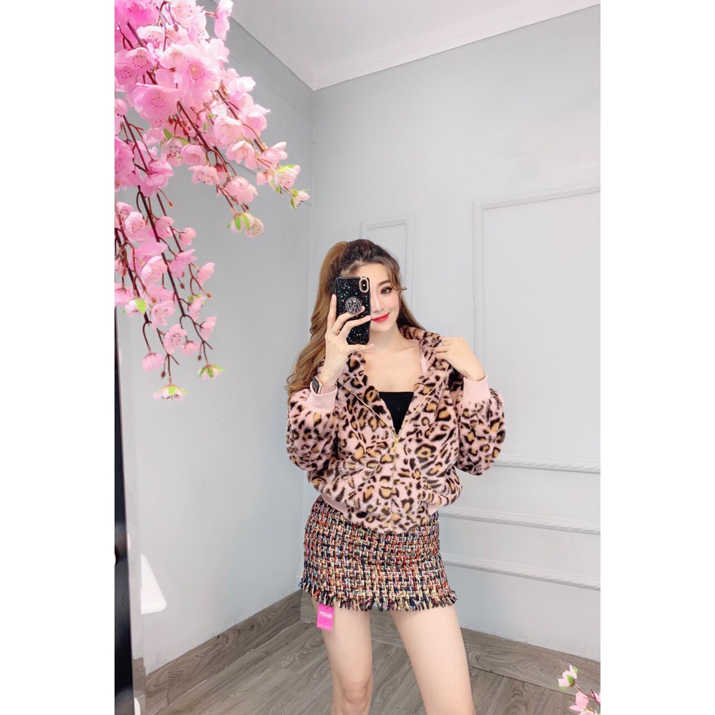 Áo khoác da beo hàng nhập cao cấp