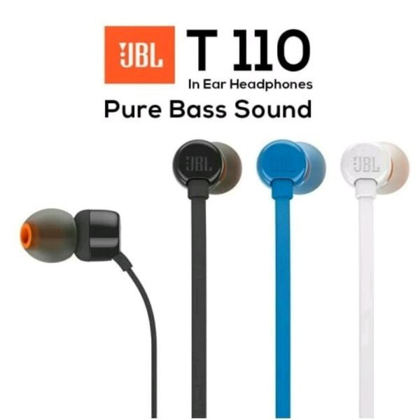 Tai Nghe Nhét Tai Jbl T110 Chính Hãng Tích Hợp Mic