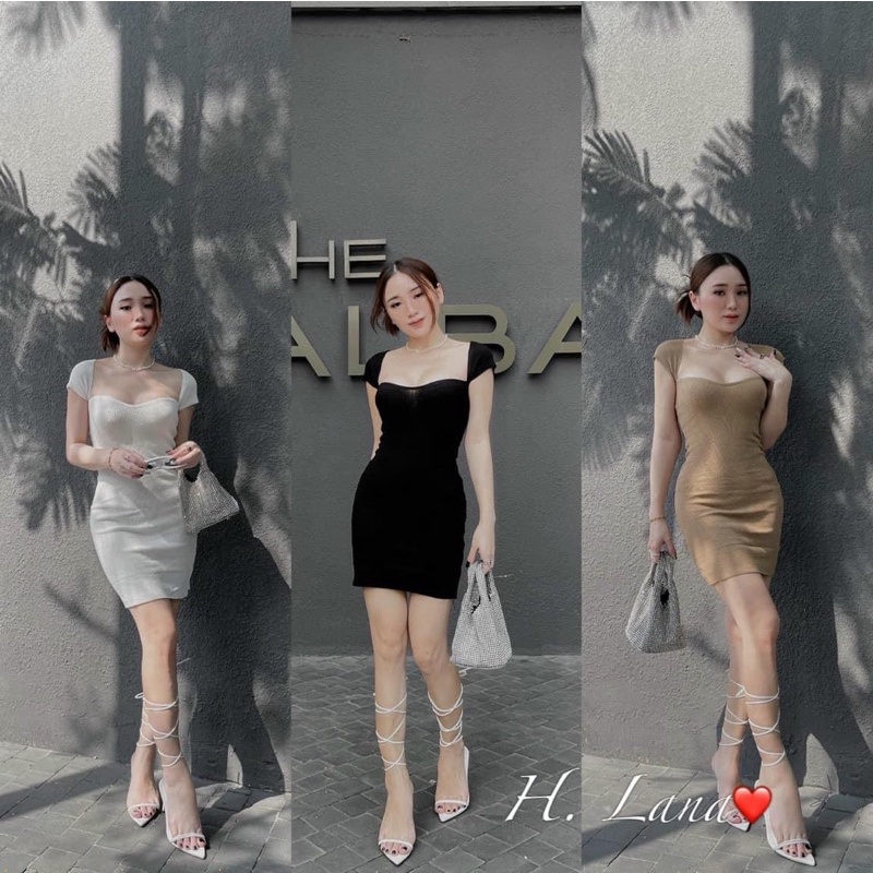 VÁY LEN TĂM BODY CỔ VUÔNG