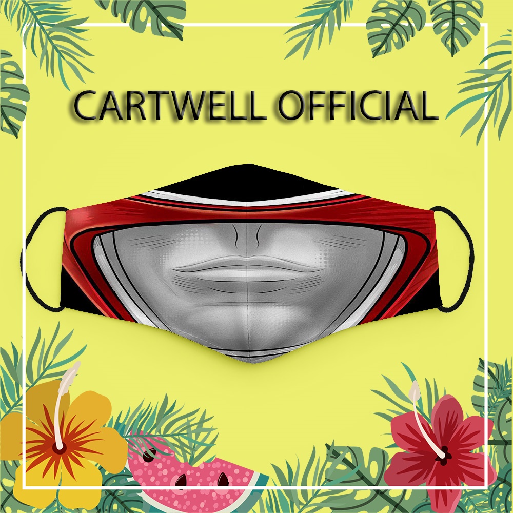 Khẩu trang cute cho bé trẻ em vui nhộn đáng yêu hoạt hình Hình Vẽ DRAWN CARTWELL vải cotton 100% kháng khuẩn chất liệu v