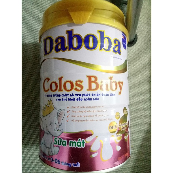 Sữa non dành cho trẻ 0-6 tháng Colos baby Daboba 900g - Miễn dịch tốt, hấp thu khỏe, tăng cân