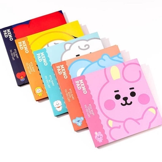 Sổ Miếng Dán Ghi Chú Thiết Kế Hoạt Hình Xinh Xắn Dành Cho Fan Bts Bt21