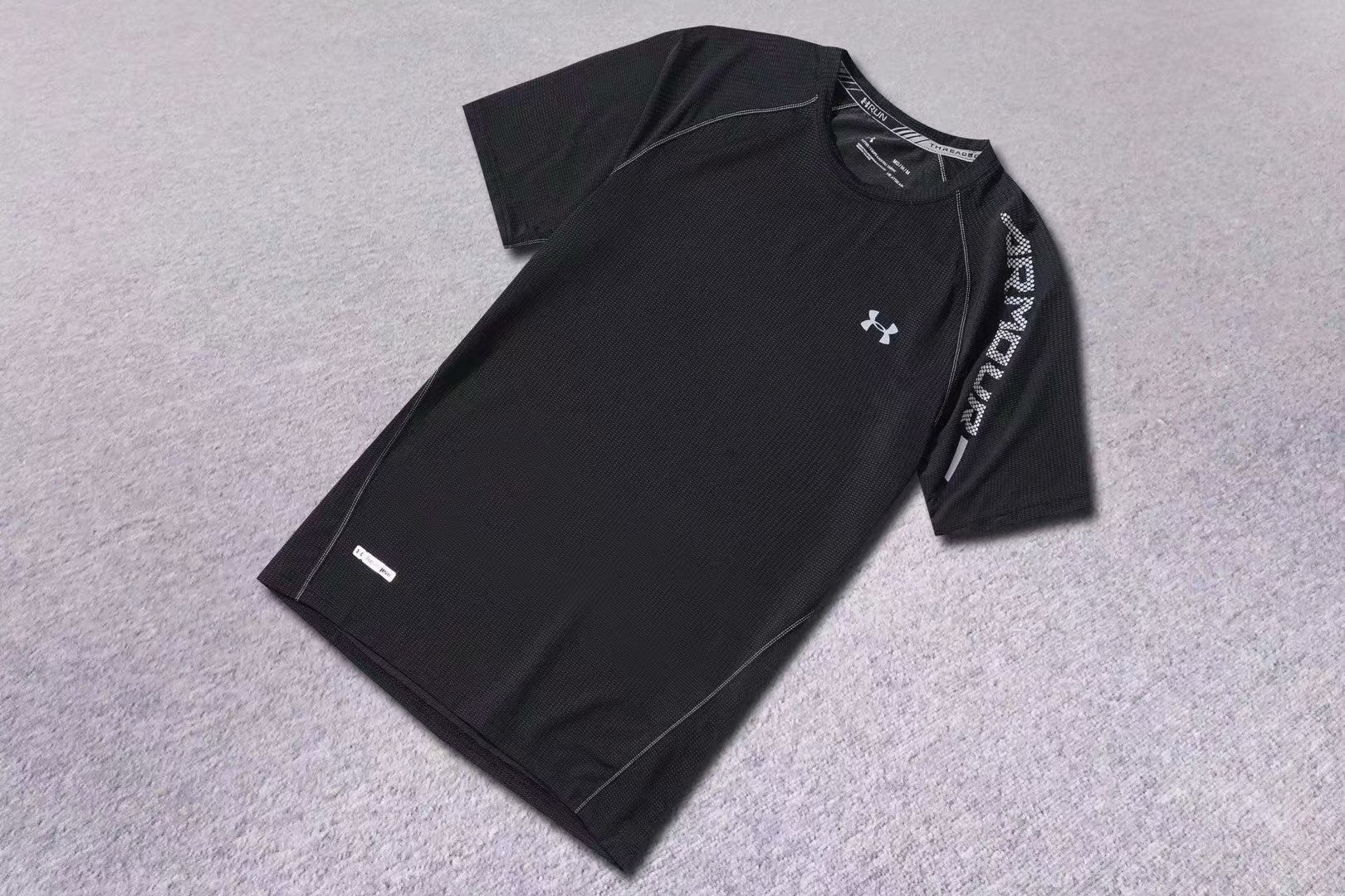 UNDER ARMOUR Áo Thun Thể Thao Cổ Tròn Nhanh Khô Thời Trang 2021 Cho Nam