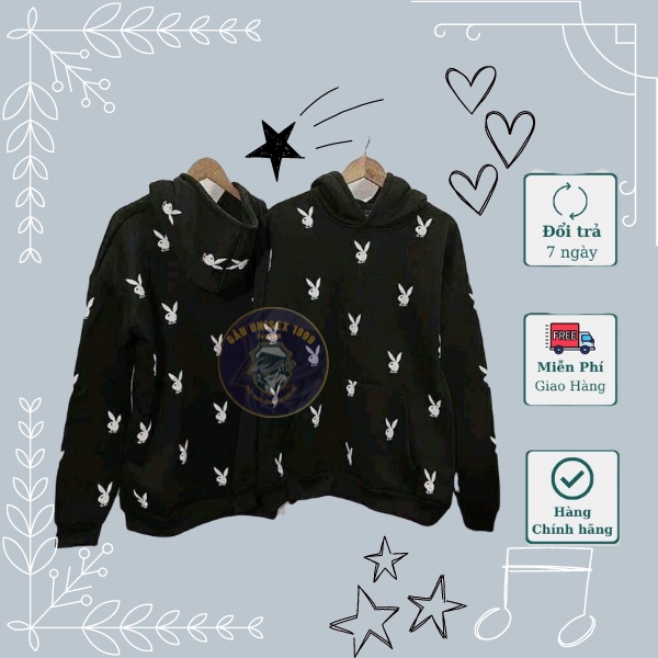 Áo Hoodie Play Boy Con Thỏ - Áo Hoodie Mùa Đông