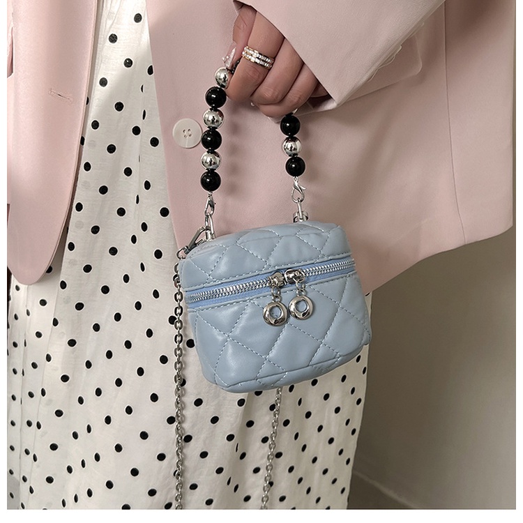 Túi đeo chéo quai xỏ hạt mini thời trang 2022 xinh xắn cho nữ