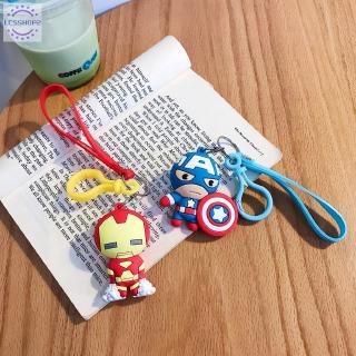 Móc khóa búp bê silicon dễ thương
