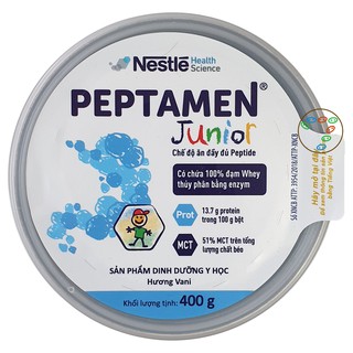 Sản phẩm dinh dưỡng y học Peptamen Junior 400g