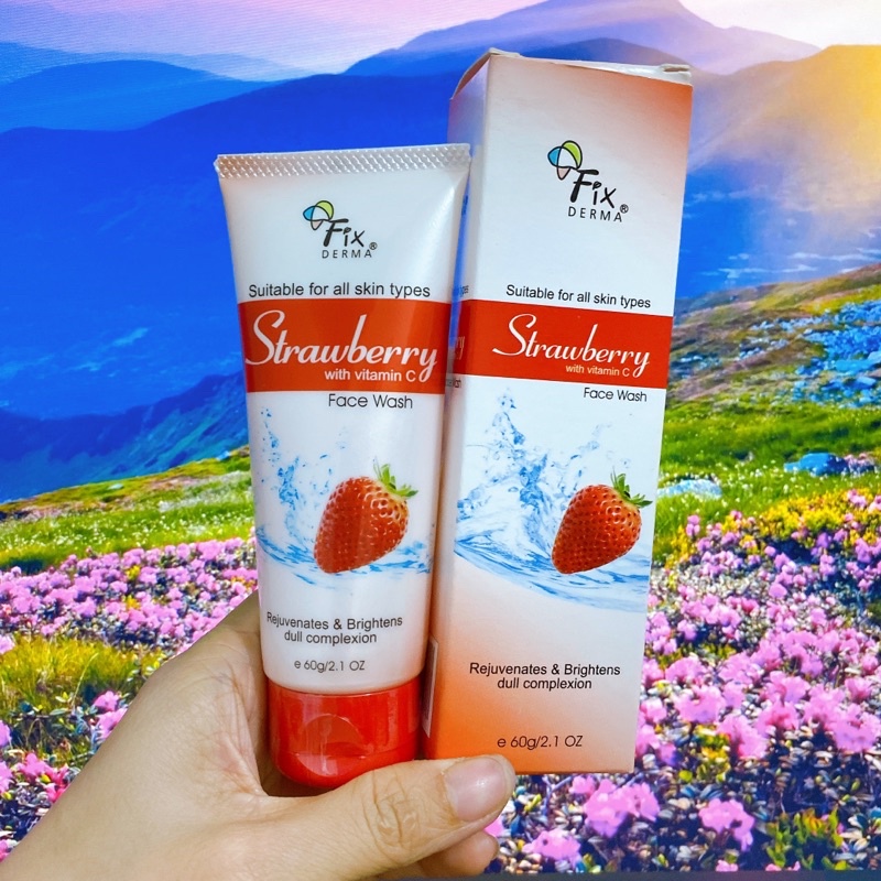 Sữa Rửa Mặt Chiết Xuất Dâu Tây Fixderma Strawberry Face Wash (60g)