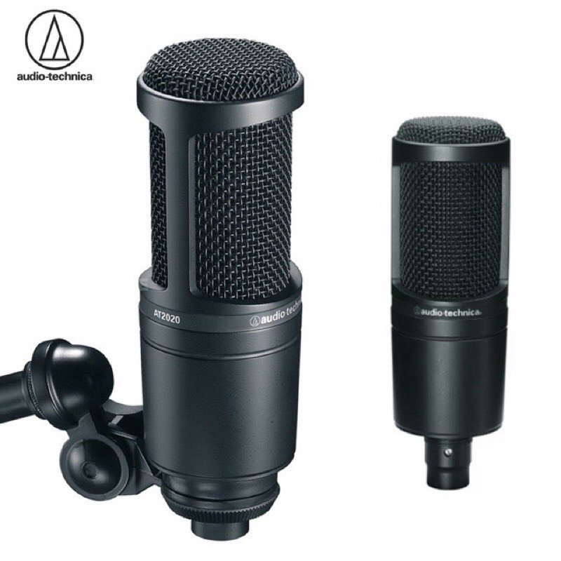 BỘ MICRO THU ÂM CHUYÊN NGHIỆP AUDIO TECHNICA-AT2020 CHÍNH HÃNG CHẠY NGUỒN 48V BẢO HÀNH 1 NĂM