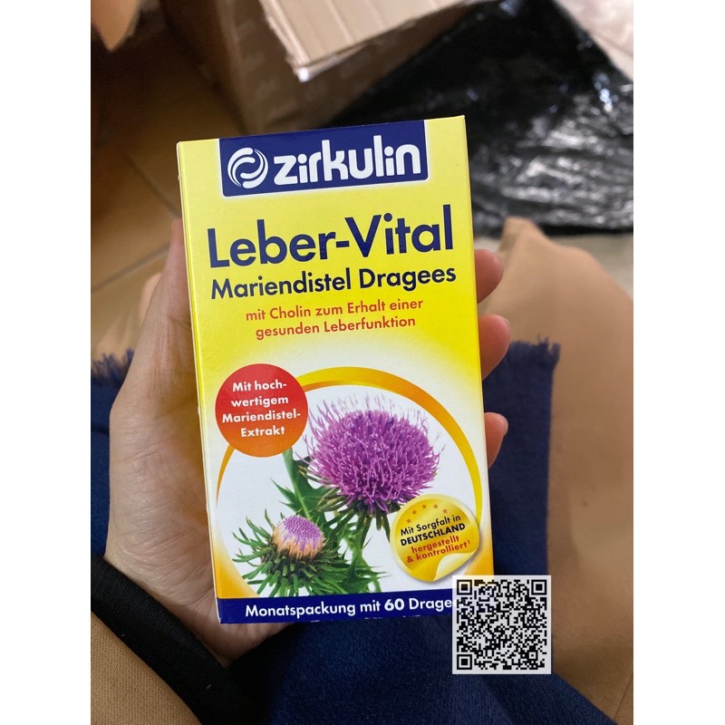 bổ sung dinh dưỡng gan ZIRKULIN LEBER VITAL số 1 của Đức