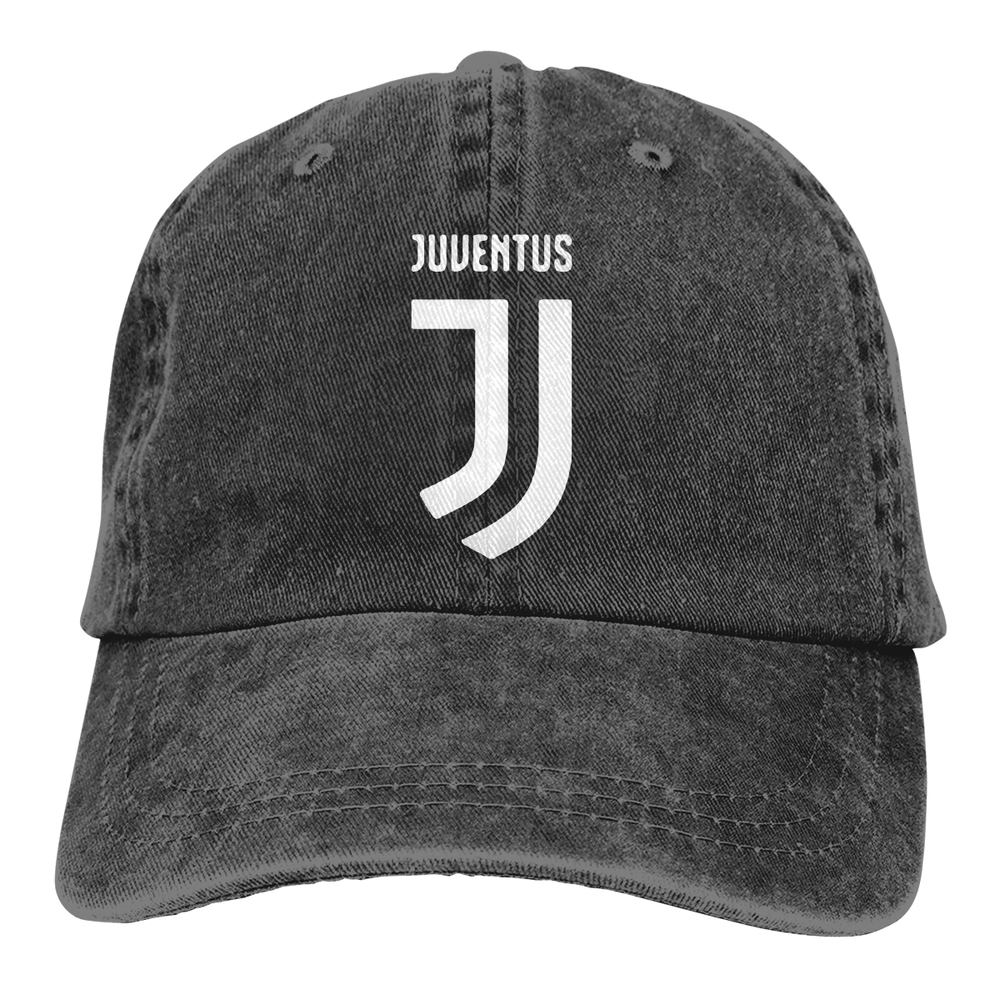 Mũ Lưỡi Trai Denim In Logo Đội Bóng Juventus 2018