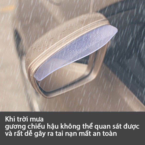 【2 Pcs】Car rearview mirror rain shield rain eyebrow glass mirror rear mirror mirror reversing mirror rain shield rainboard universal | BigBuy360 - bigbuy360.vn
