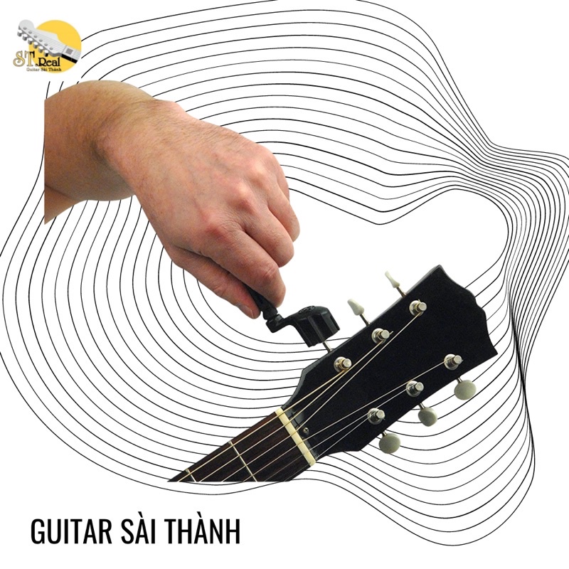 Tay Quay thay dây đàn guitar ST.Real Guitar Sài Thành 360 độ