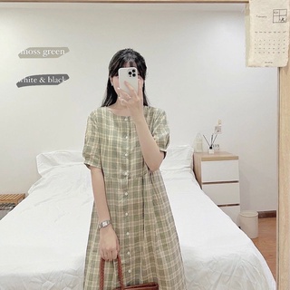 Váy kẻ 2 màu