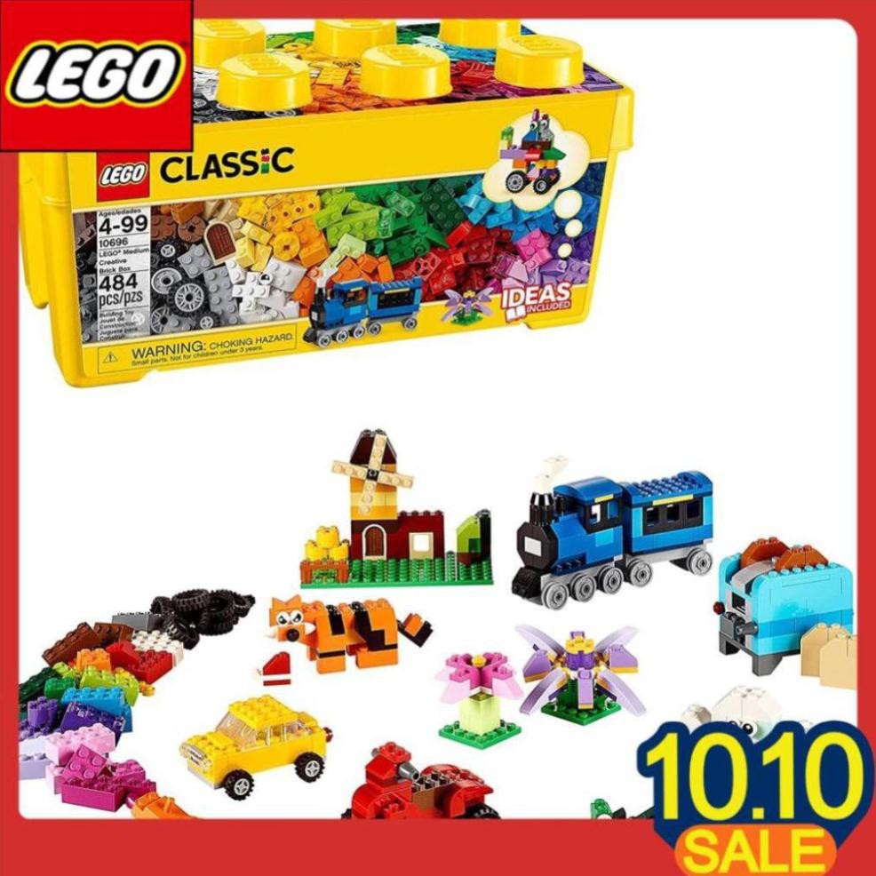 Đồ chơi LEGO CLASSIC Thùng Gạch Trung Classic Sáng Tạo 10696