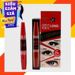 MASCARA 2 ĐẦU NỐI MI SIVANNA SUPER MODEL 5X LONG