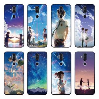 Ốp TPU chống trượt hoạ tiết bầu trời cho Nokia 3.1 /5.1 Plus/X5 /6.1 Plus/X6 /7.1 Plus/X7