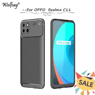 Ốp điện thoại silicon cao su mềm độc đáo cho OPPO Realme C11