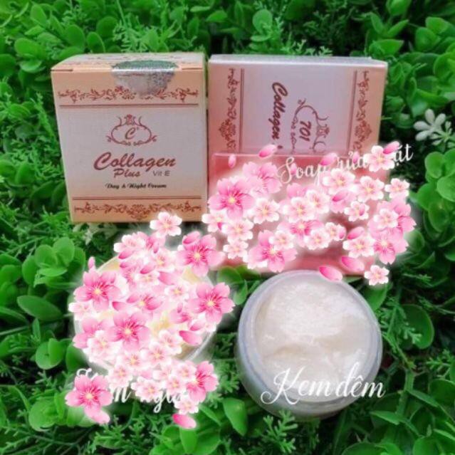 Bán lẻ kem ngày- kem đêm- soap collagen vit e