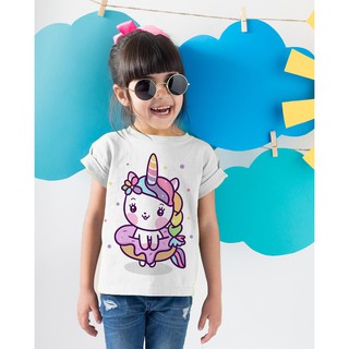 Áo Thun Bé Gái - Hoạt Hình - Unicorn - Cao Cấp
