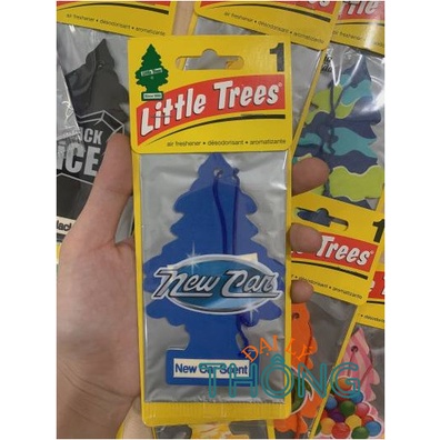 Cây Thông Thơm - Lá Thông Thơm LITTLE TREES Treo Xe, Khử Mùi Trên Xe Ô Tô, Phòng Ngủ, Tủ Quần Áo