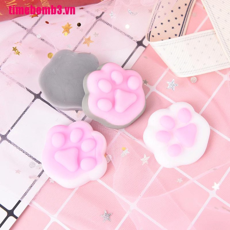 1 Đồ Chơi Squishy Hình Chân Mèo Giúp Giảm Căng Thẳng