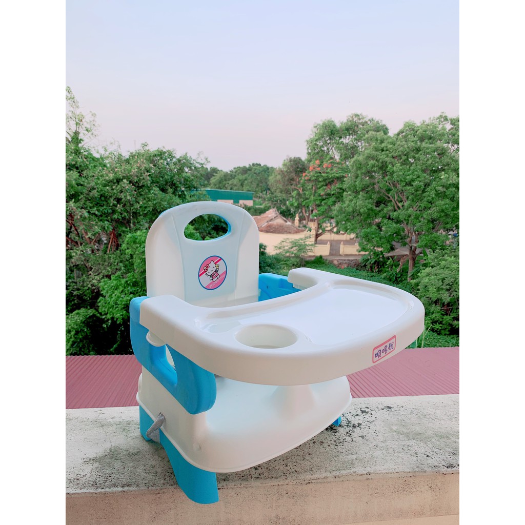 Ghế ăn dặm gấp gọn 3 Chế độ - Kèm chân sắt cho bé Cao Cấp