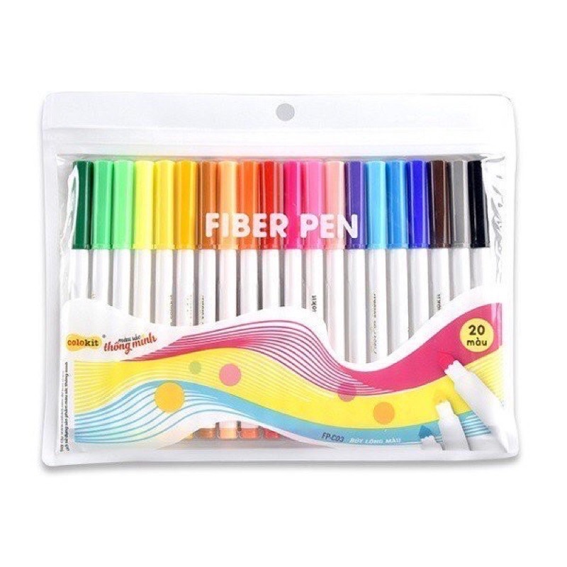 💝Bút lông màu Fiber Pen Colokit FP-C03, màu sắc tươi sáng, thoả thích sáng tạo