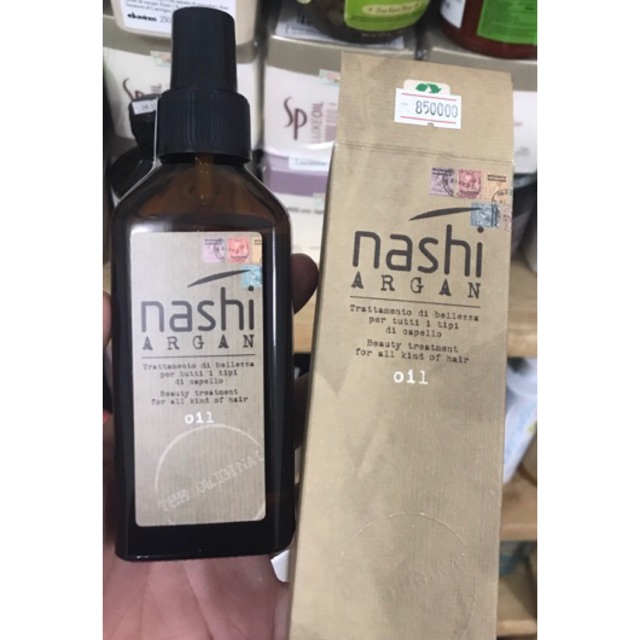 Tinh dầu nuôi dưỡng phục hồi tóc Nashi Argan Oil 100ml
