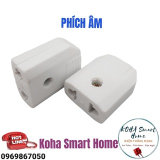 Phích cắm âm - Phích cái - Phích nối âm - Phích cắm chịu tải - Koha Smart House