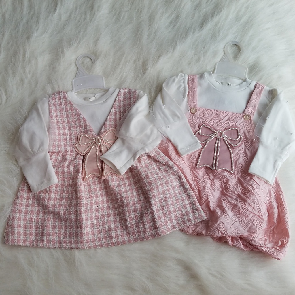 Set Yếm Váy Bé Gái