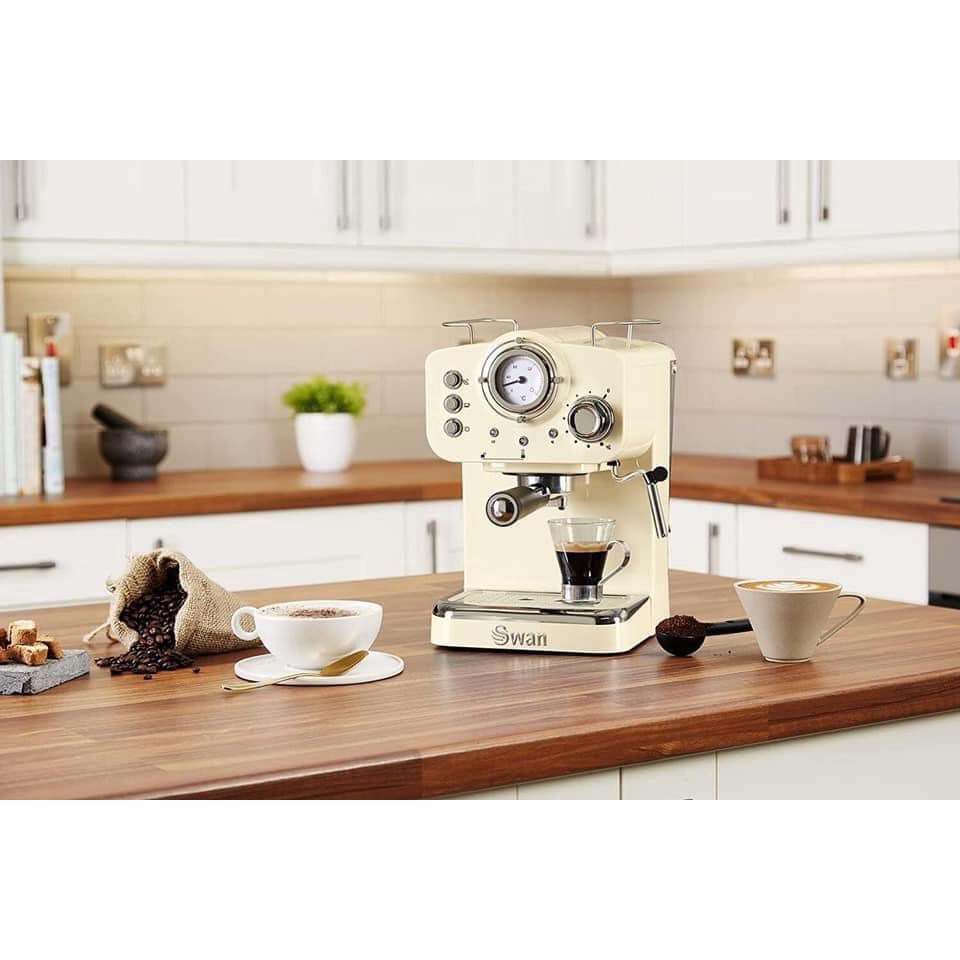 Máy Pha Cà Phê Swan Retro Espresso