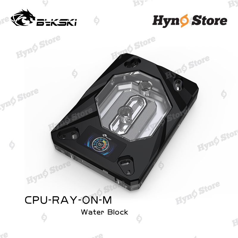 Block CPU AMD Bykski kèm đồng hồ hiển thị nhiệt độ màu Thiết kế mới Tản nhiệt nước custom - Hyno Store