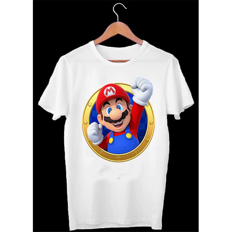 Áo thun Unisex super mario muôn năm