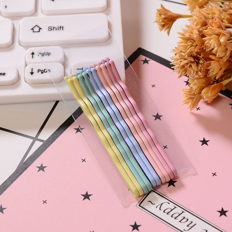 Kẹp ghim tóc cute thời trang nhiều màu (1 set 10 chiếc)